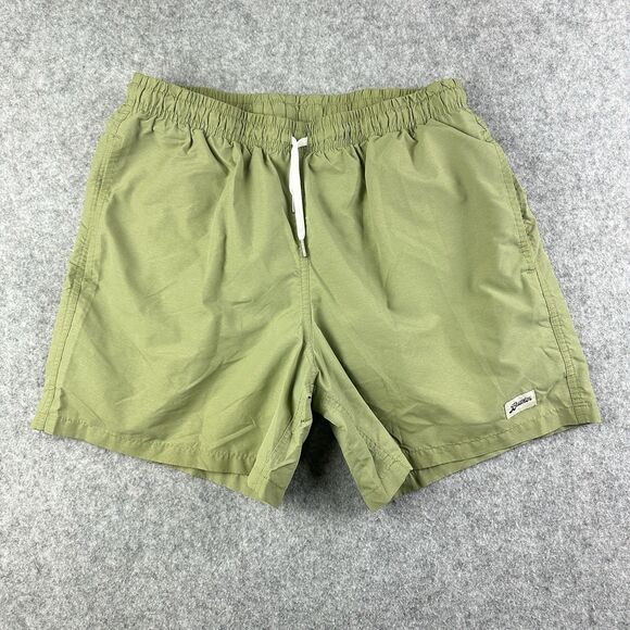 Bather Other - Bather Swim Trunks Shorts Mens Large Green Mesh Lined Beach Vacation Pockets